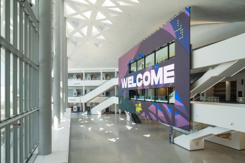 LVCC West Hall Lobby 2021