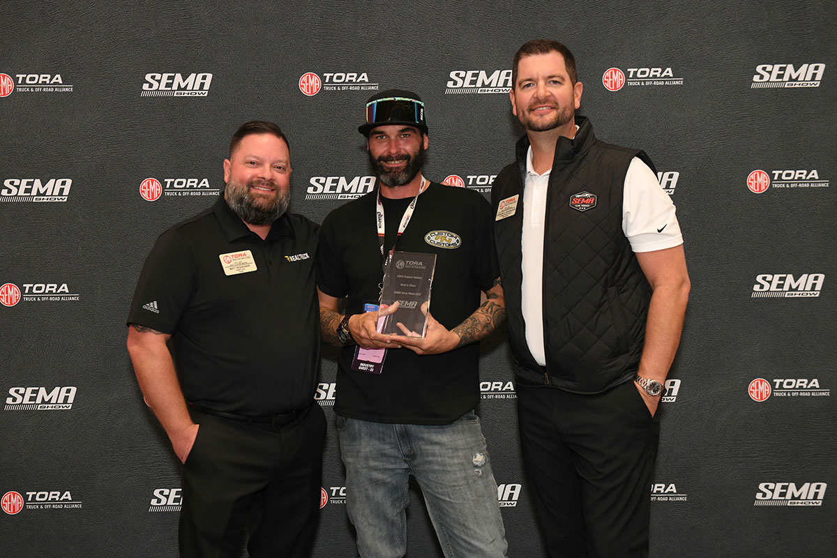 Rick Wallen of Custom FN Customs won the 2023 TORA Feature Vehicle Best in Show Award for his 1972 Chevrolet Blazer.