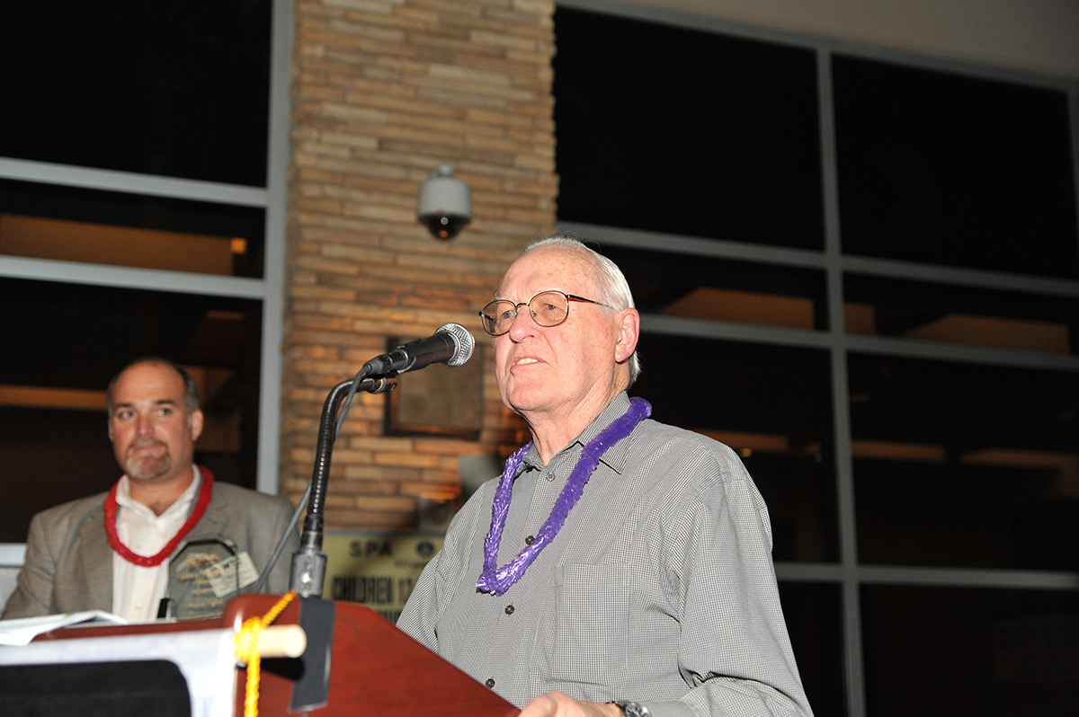 Fenton Liffick at podium