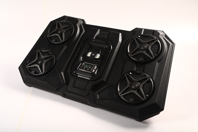 Overhead Weatherproof Audio Solution for Polaris RZR 2 and 4 Seat Vehicles