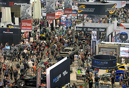 SEMA Show exhibit space reminder