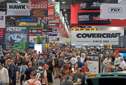 SEMA Show exhibitor online media center press release tips