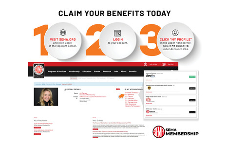 SEMA Member Portal login