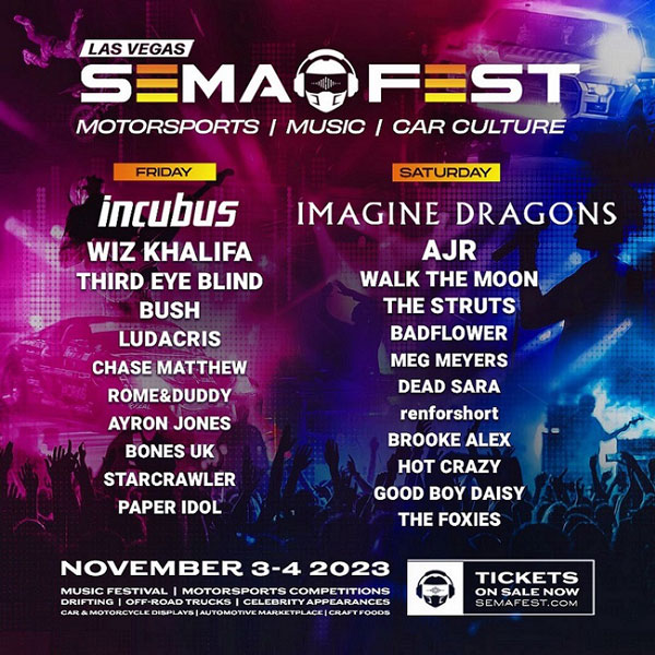 SEMA Fest lineup
