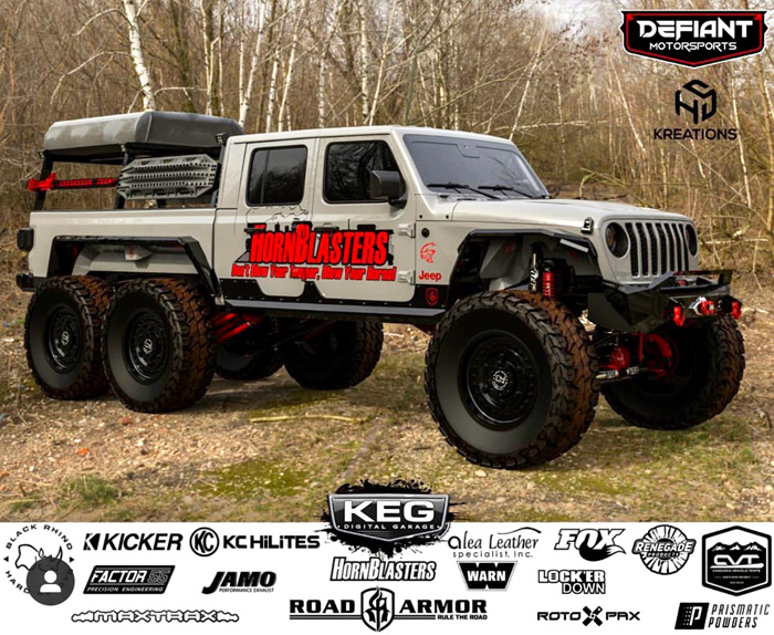 Jeep Gladiator 6x6