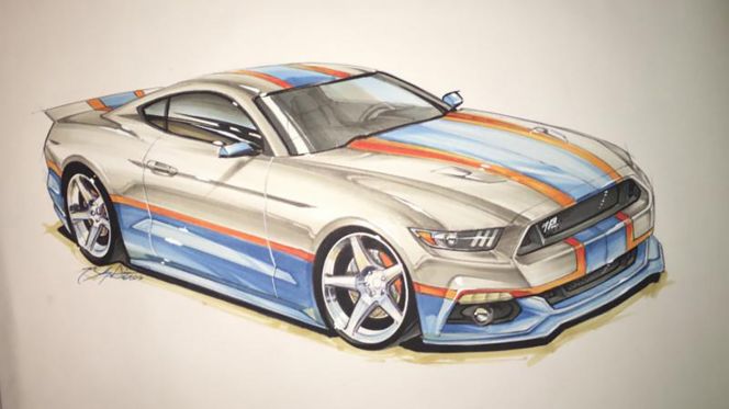 Petty's Garage Mustang