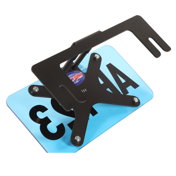 Quick-Release Front License Plate Bracket for Off-Road Bumpers With Roller Fairlead