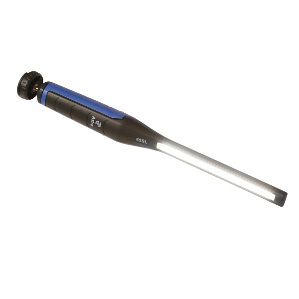 650-Lumen Rechargeable LED Slim Light With Top Flashlight