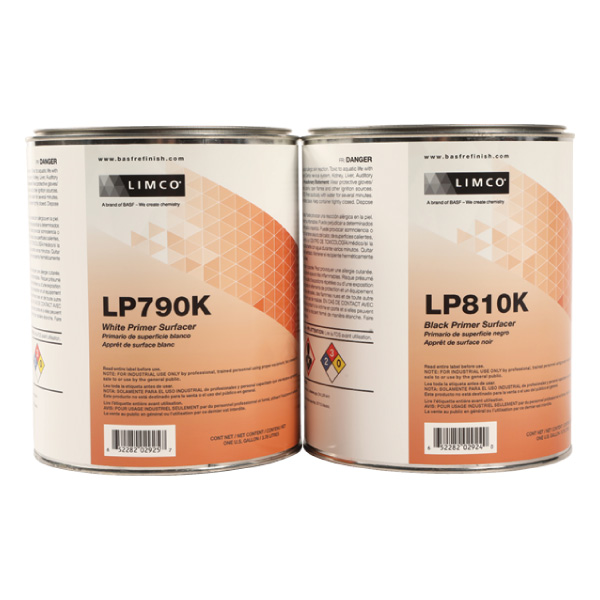 Limco LP790K White and LP810K Black Primer Surfacer