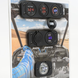 Race Sport Lighting Voltage Gauge Display