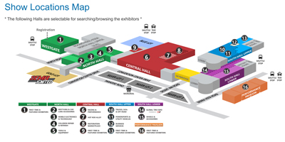SEMA Show Floorplan