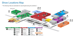 SEMA Show Floorplan